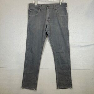 Levis 511 Jeans 36x32 Mens Grey Denim Wash Stretch Pants